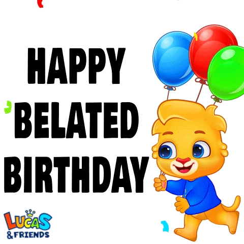 Feliz Cumple Happy Birthday GIF by Lucas and Friends by RV AppStudios -  Find & Share on GIPHY